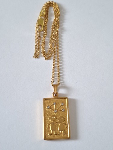 Vergoldete kette mit - kette,