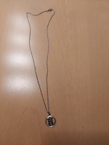 Silberkette 835 mit - , anhänger